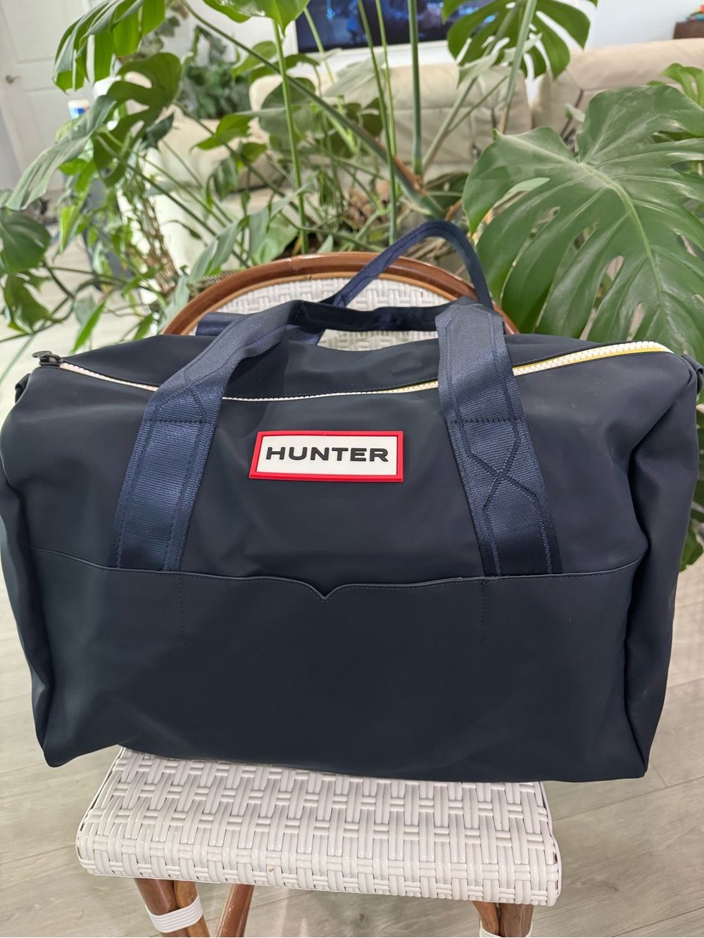 Hunter for Target 20th anniversary Navy Blue large duffle unisex, men, women new